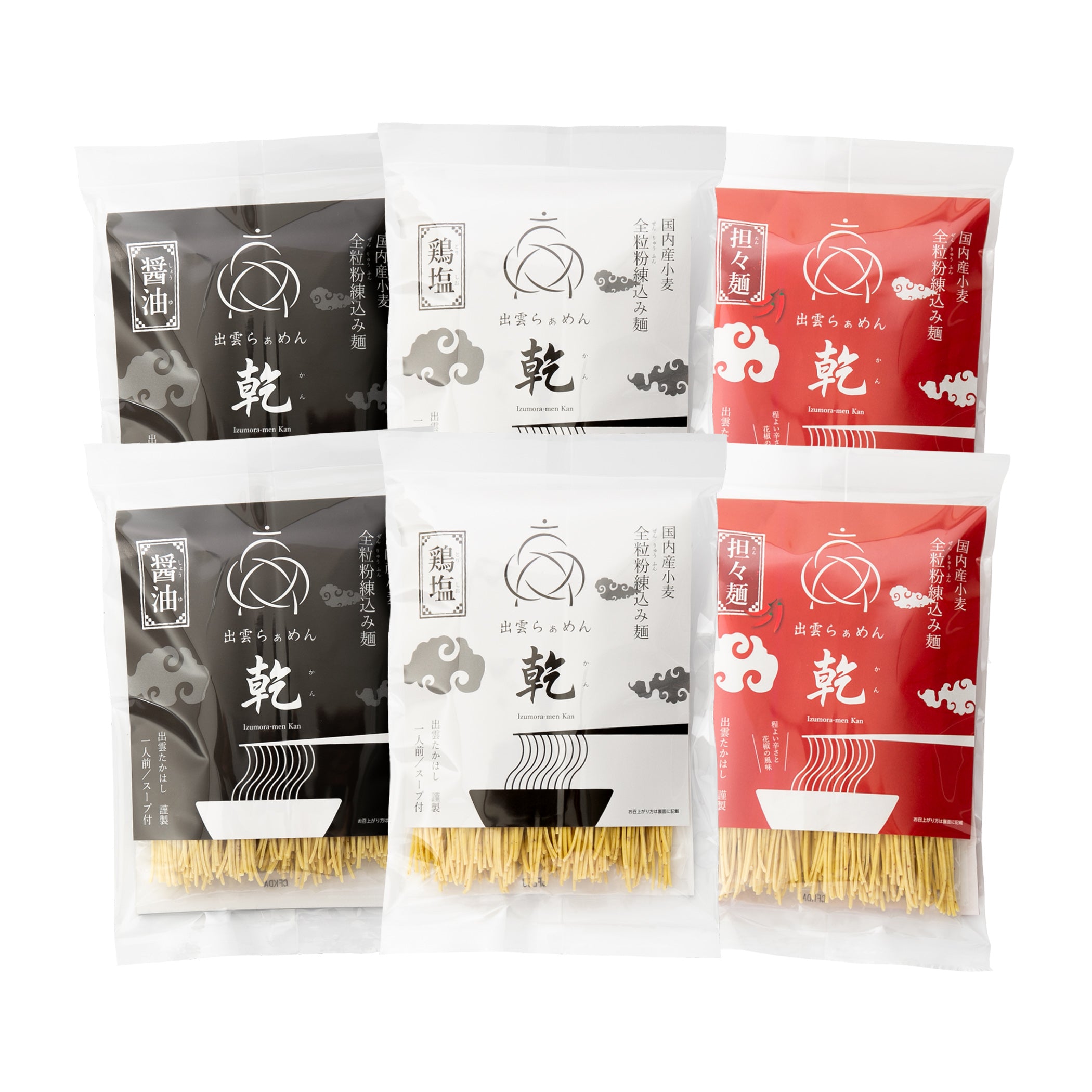 たかはし出品　4枚 出雲らぁめん乾 6食セット – 麺匠 出雲たかはし