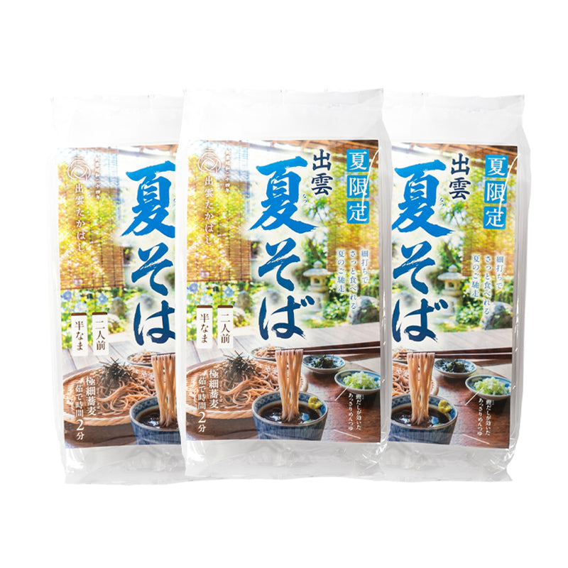 出雲夏そば6食セット – 麺匠 出雲たかはし